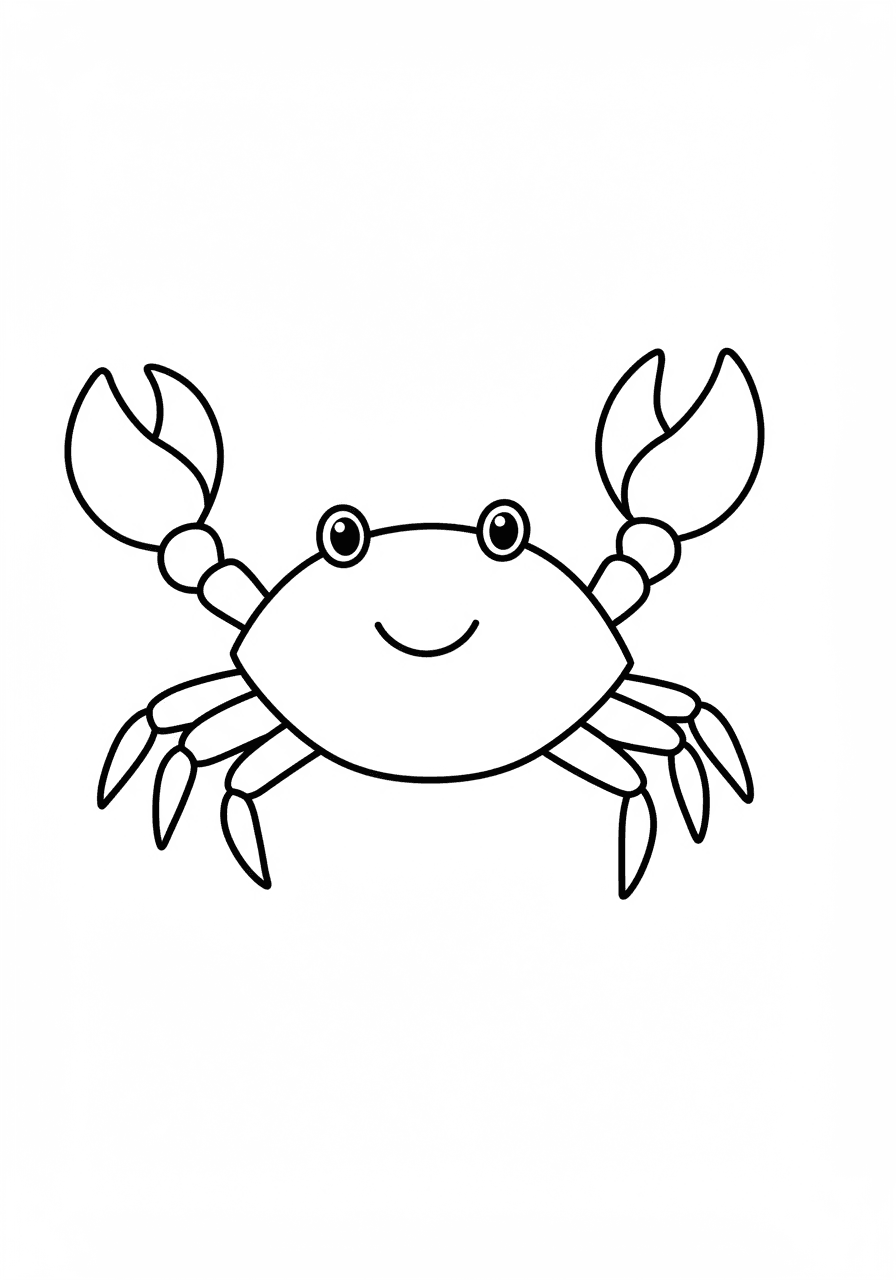 Toddler simple crab