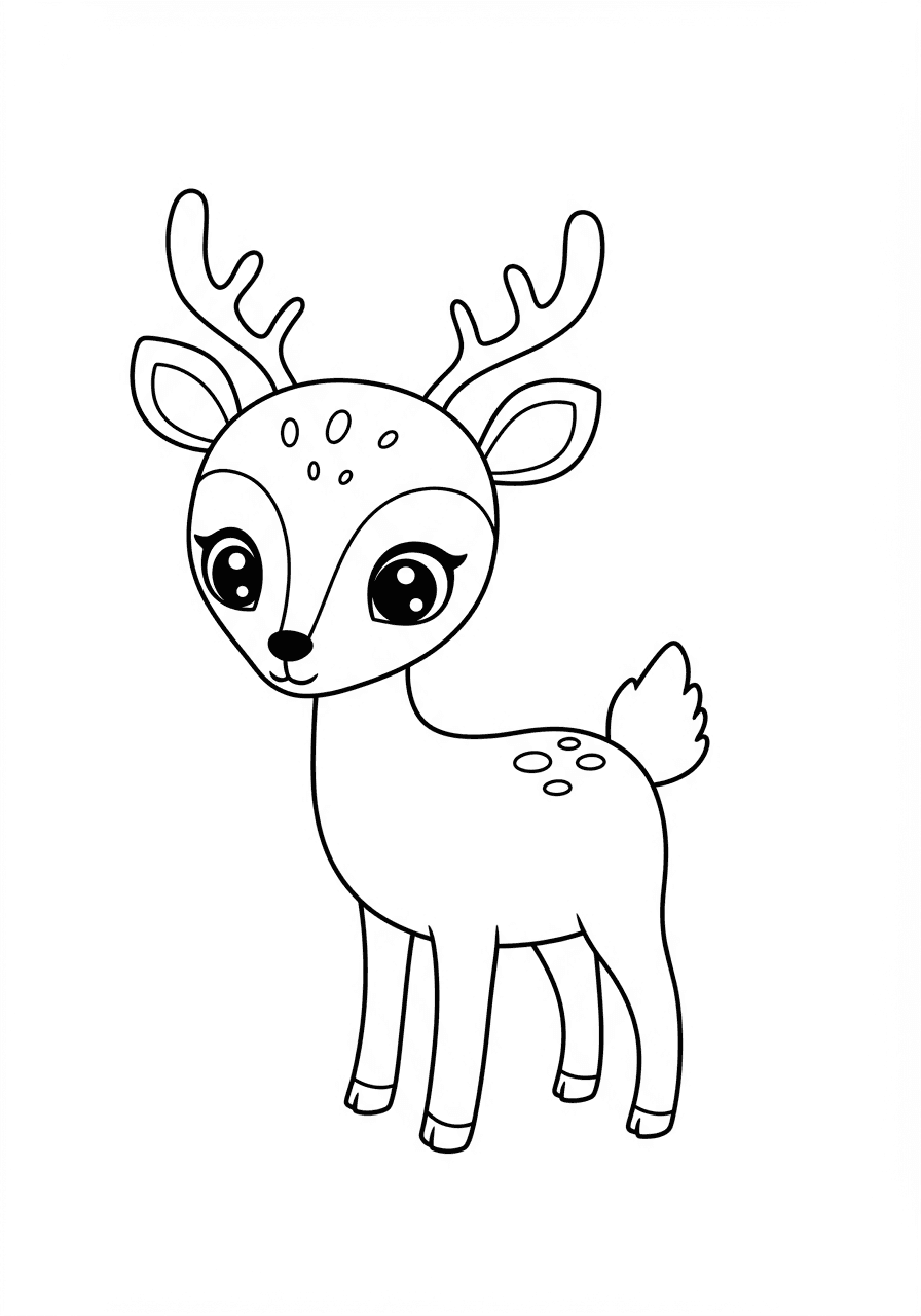 Toddler simple deer