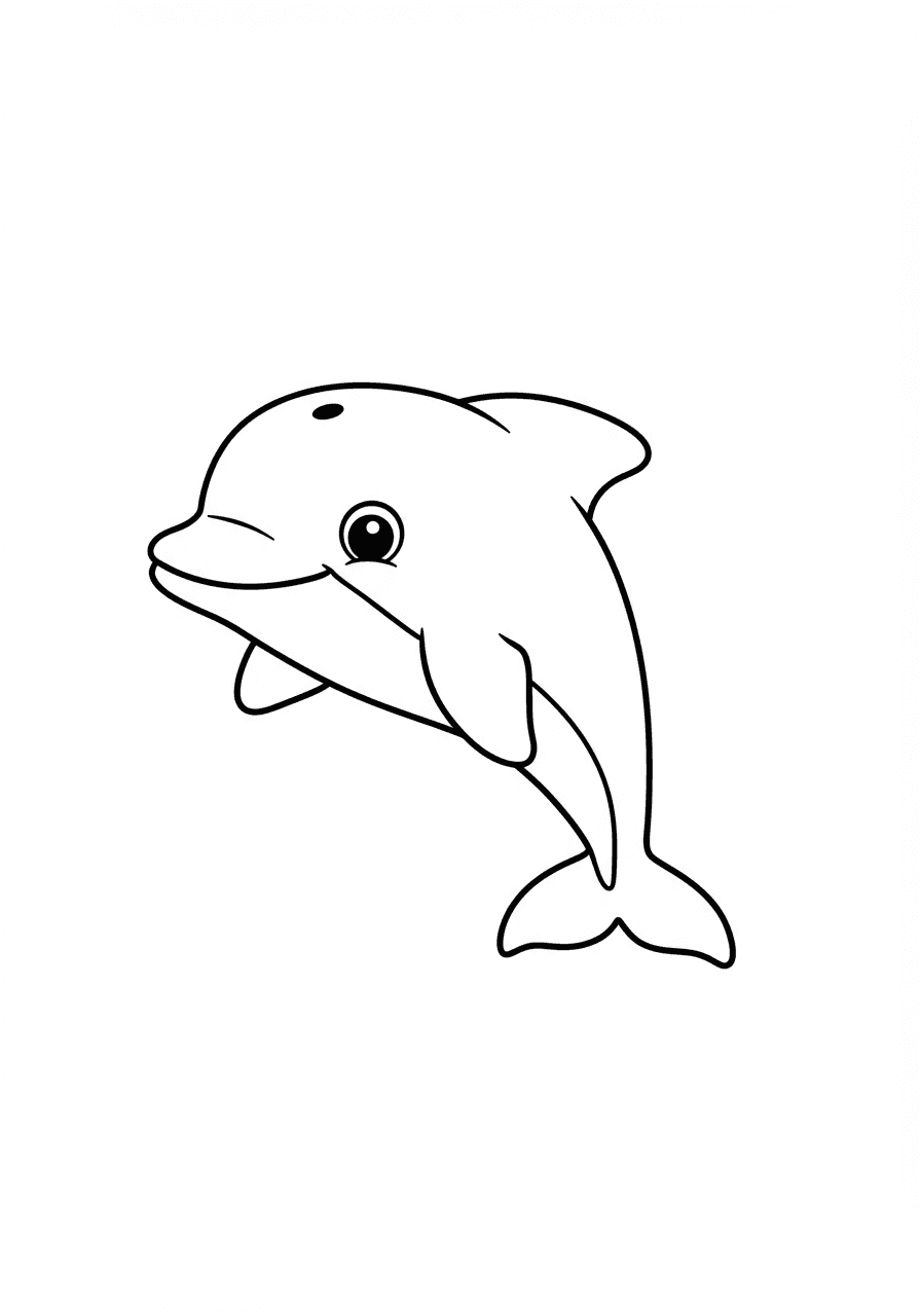 Toddler simple dolphin