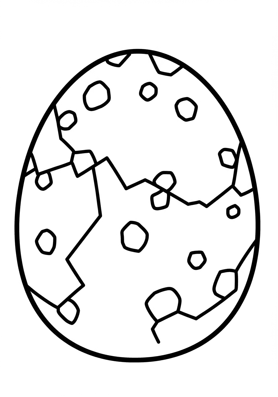Toddler simple dragon egg