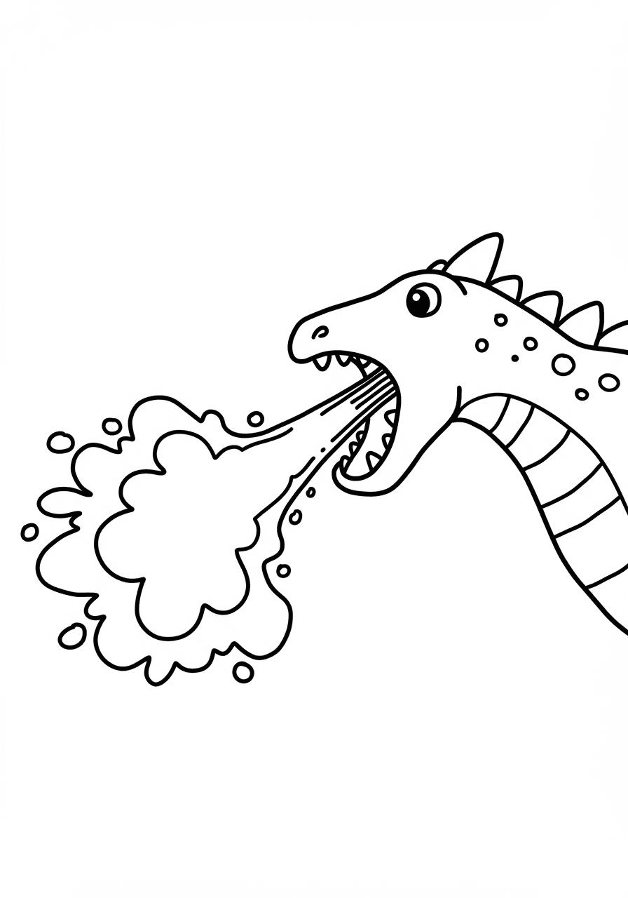 Toddler simple dragon fire