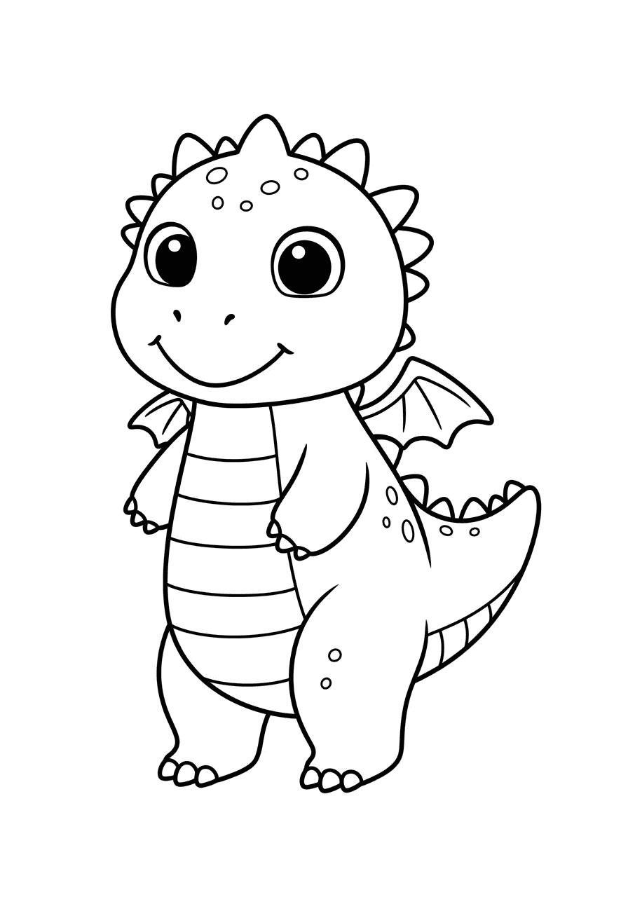Toddler simple dragon