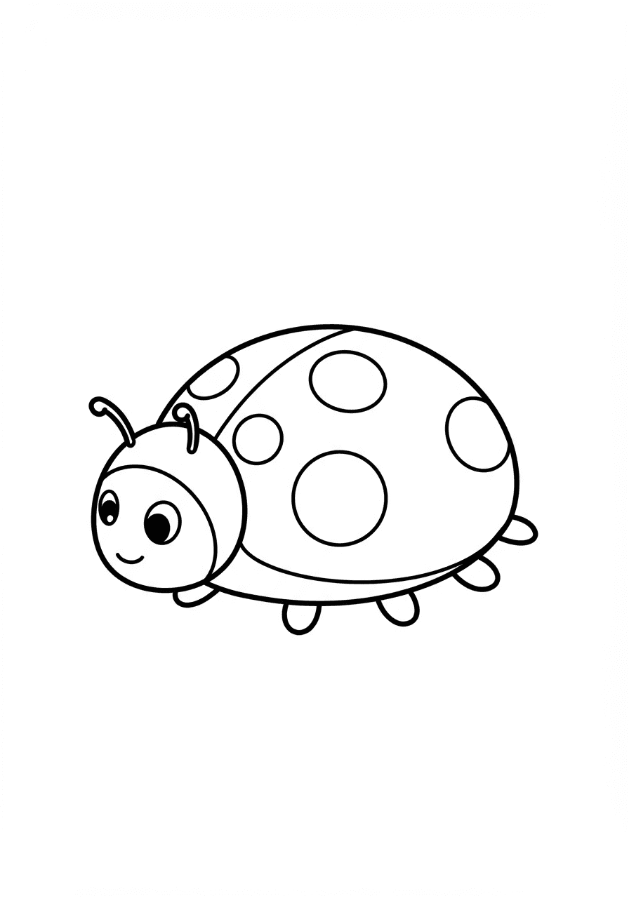 Toddler simple ladybug