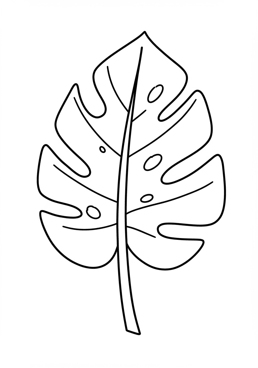 Toddler simple leaf