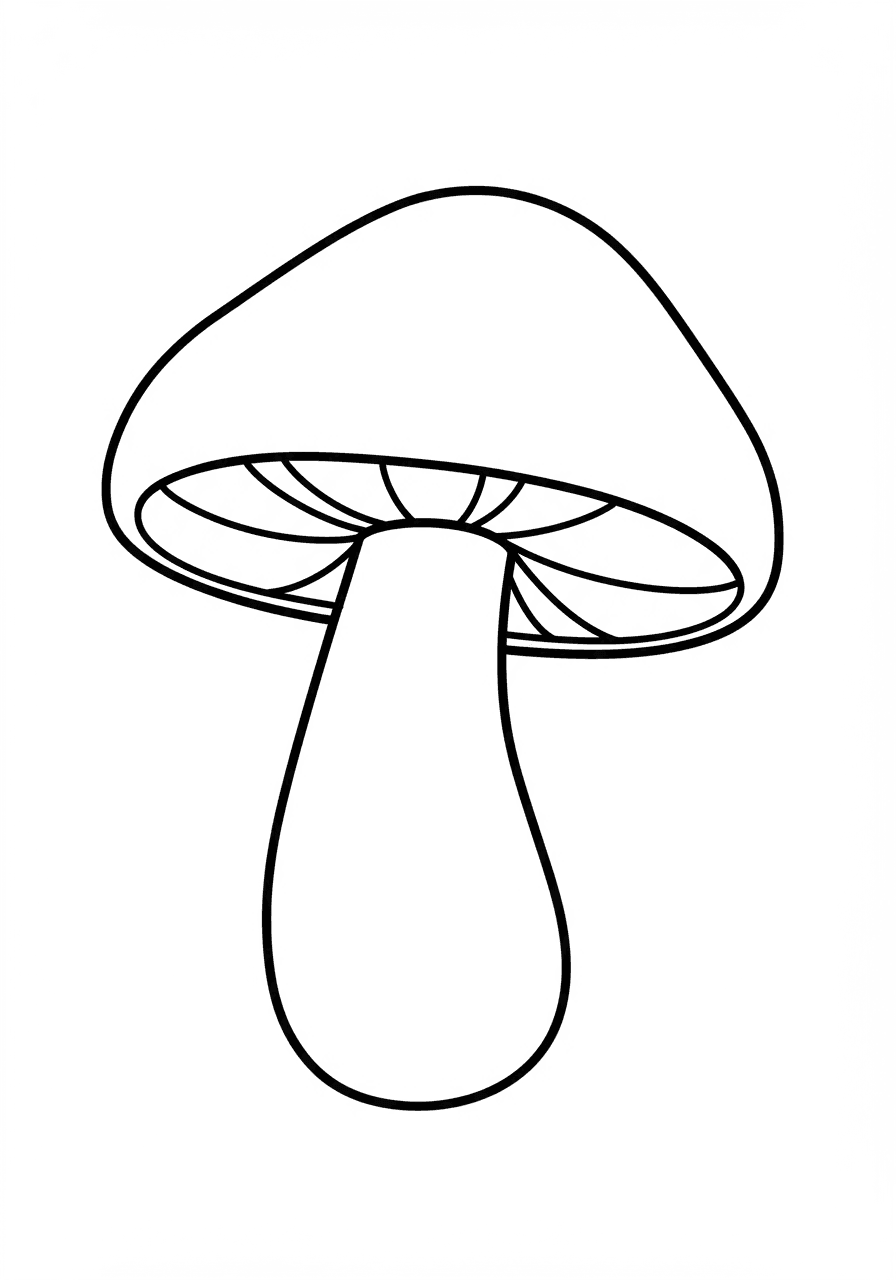 Toddler simple mushroom