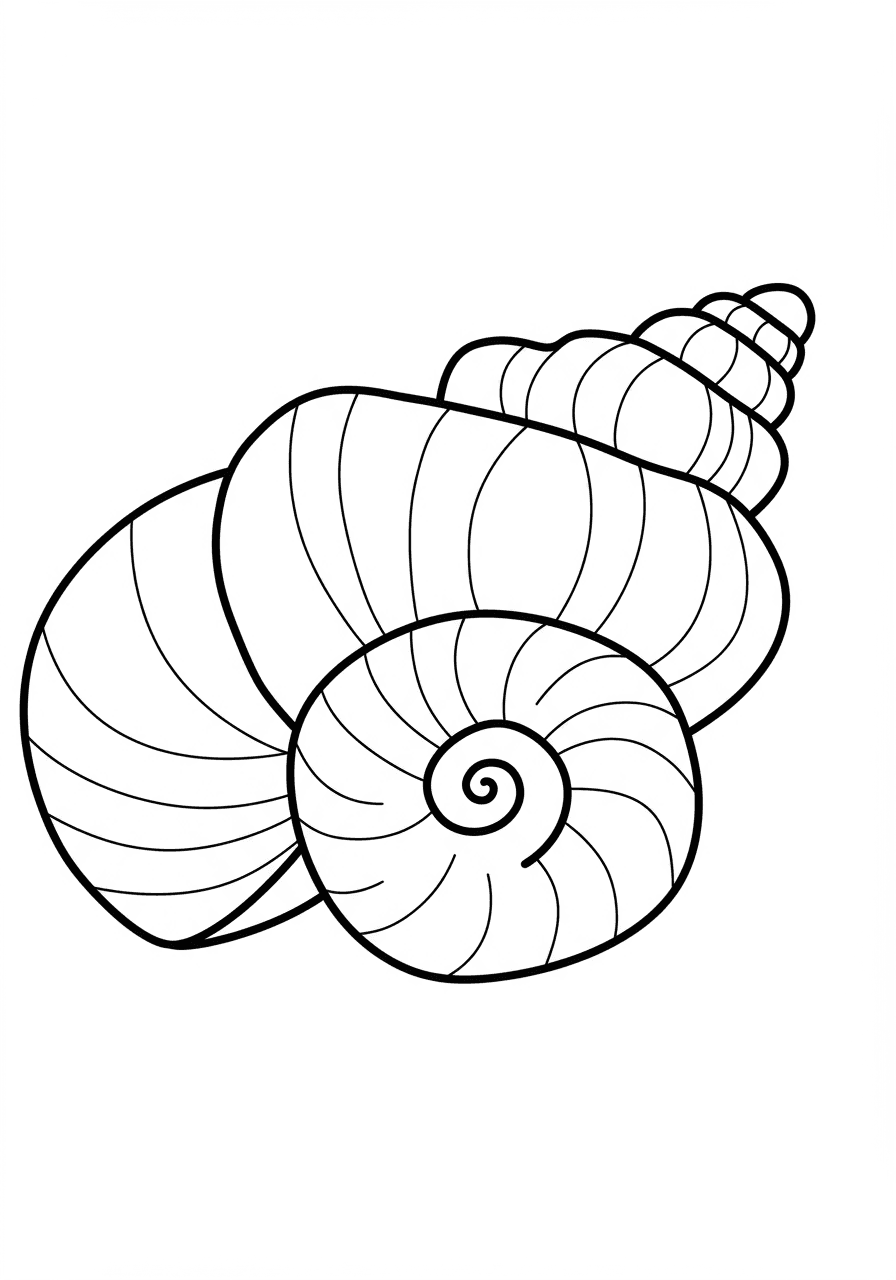 Toddler simple seashell