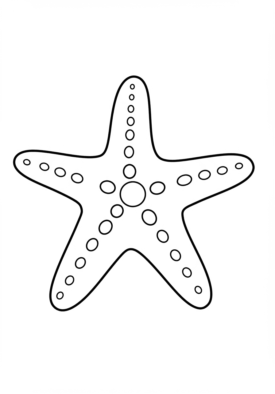 Toddler simple starfish