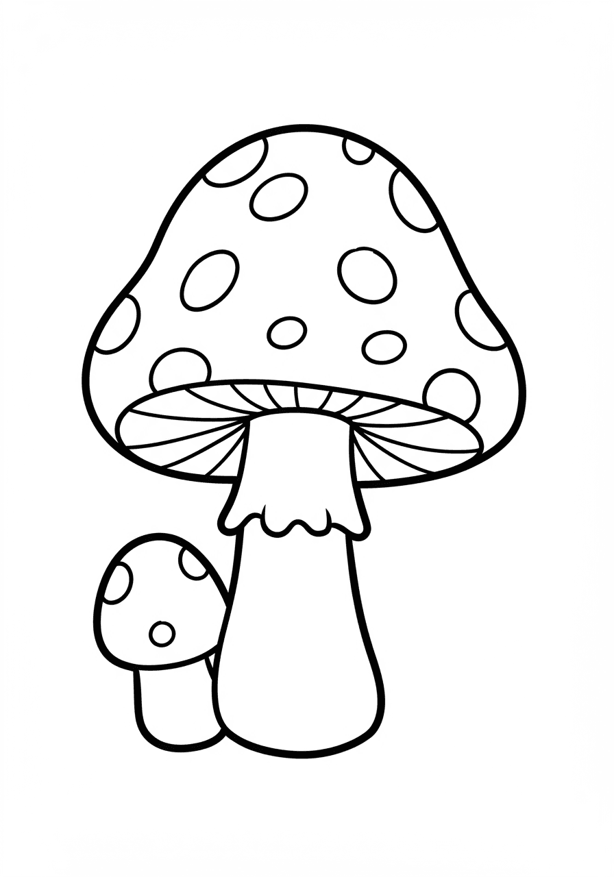 Toddler simple toadstool