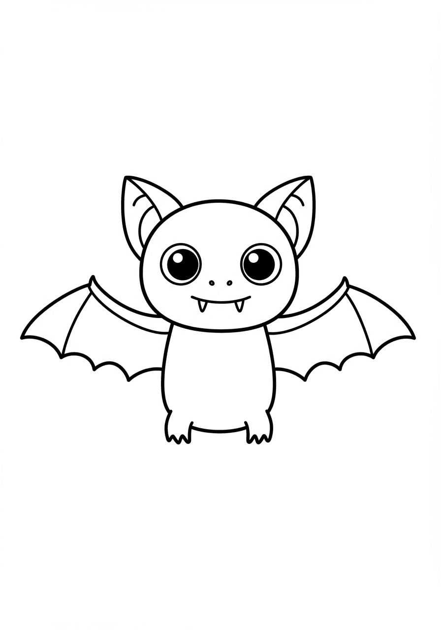 Toddler simple vampire bat