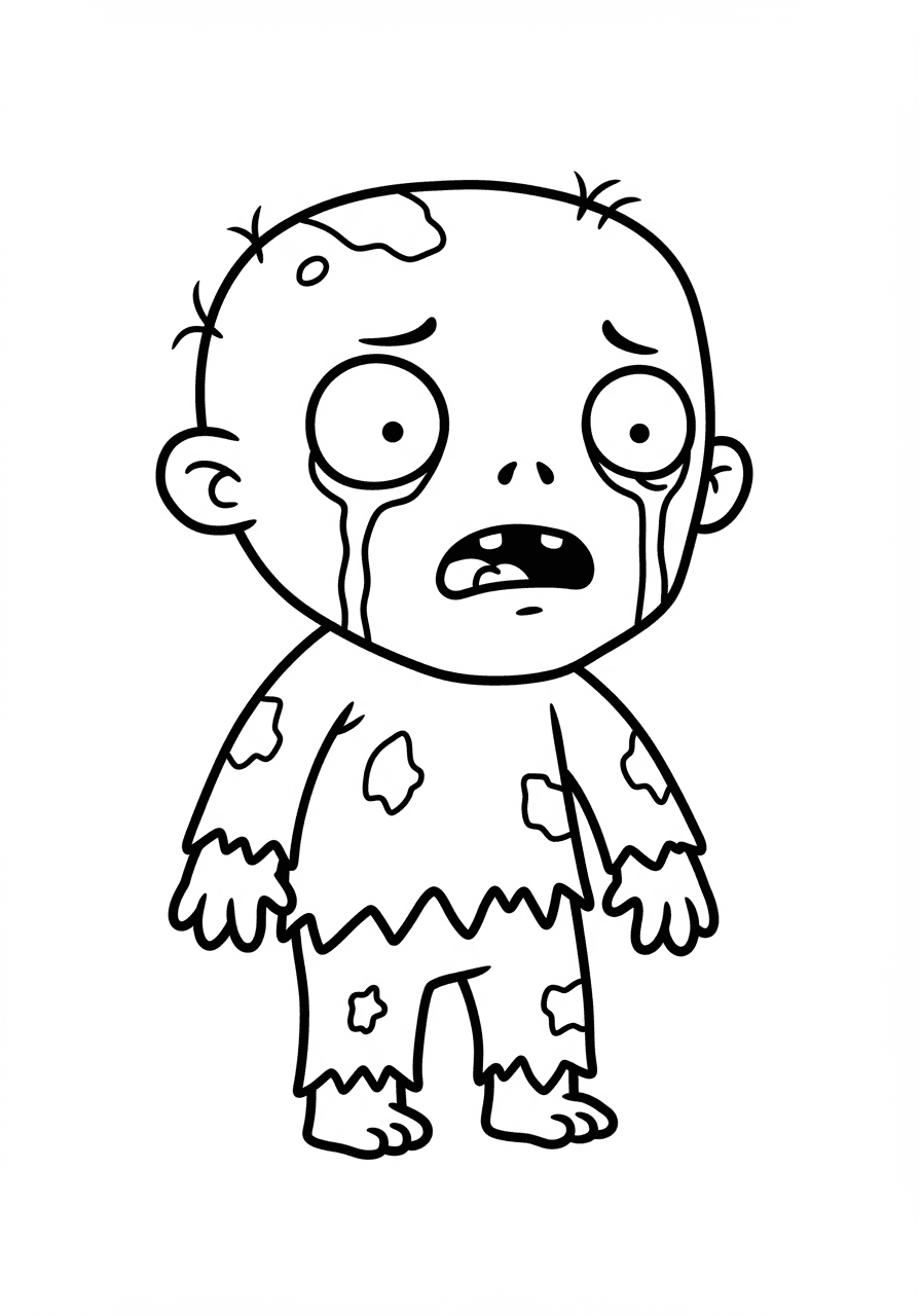 Toddler simple zombie