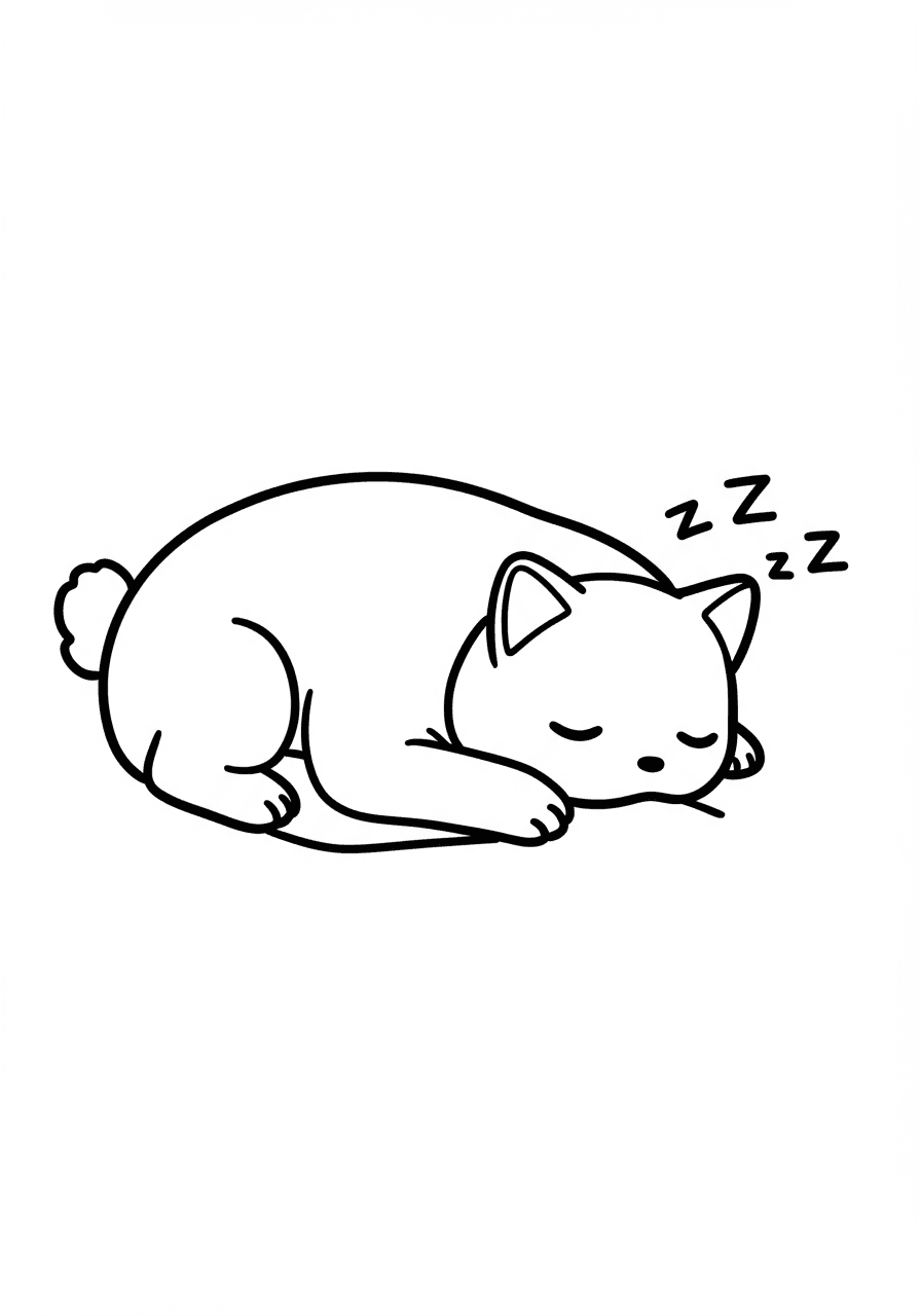 Toddler Zenitsu sleeping simple